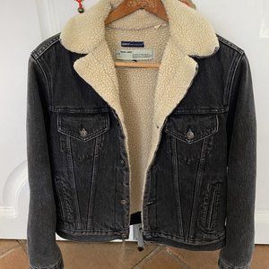 Levis X Offwhite Denim Sherpa Jacket 2013